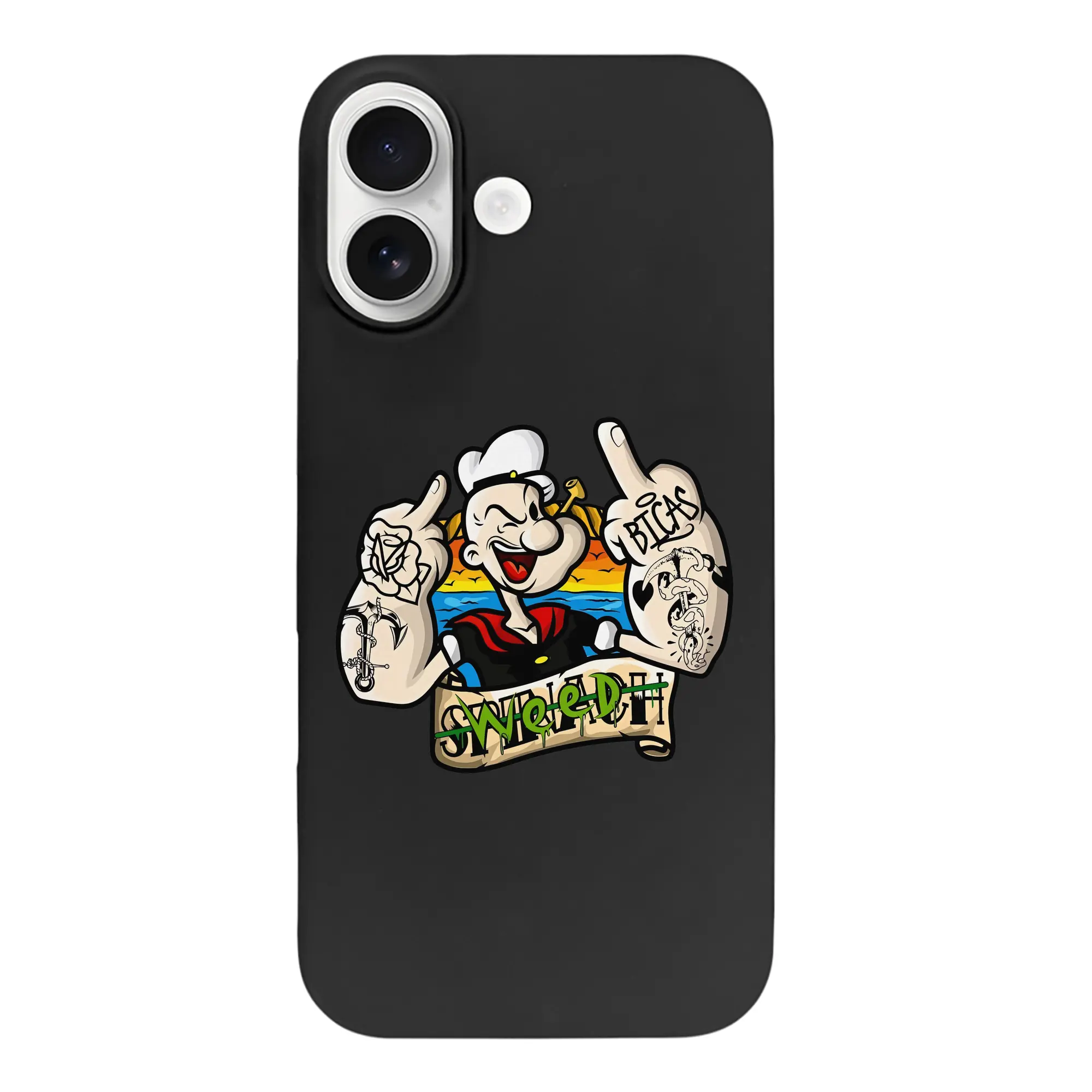 ポパイ グッズ ポパイ - iPhone 17 シリーズ シリコンケース 薄型 耐衝撃 指紋防止 ソフトタッチカバー 精密フィット 傷防止 保護ケース iPhone 17/17 Air/17 Pro/17 Pro Max 対応